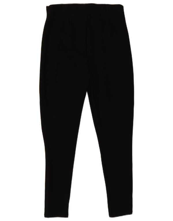 Zara Damen Tapered Freizeithose XL W32 L28 Schwarz