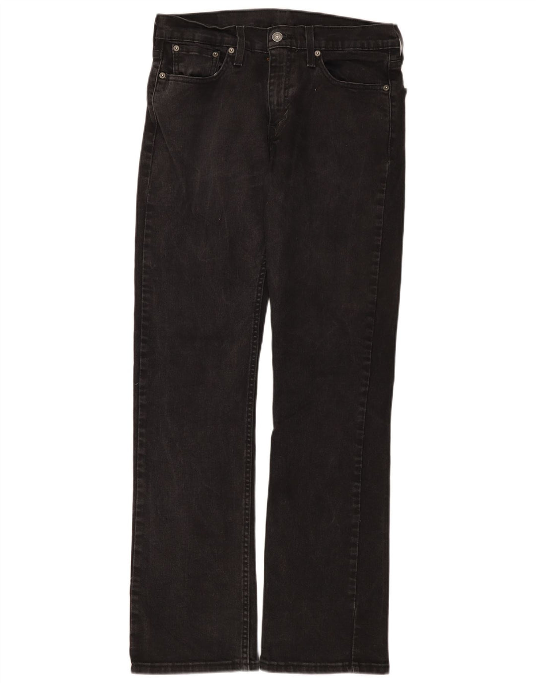 Levi's Herren 527 Bootcut Jeans W30 L32 Schwarze Baumwolle