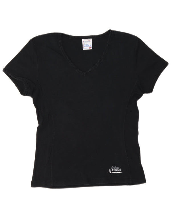 Champion Damen Heritage Classics T-Shirt Top UK 18 XL Marineblau Baumwolle