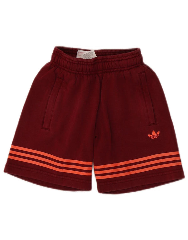 Adidas Sportshorts für Jungen, 4–5 Jahre, Burgunderrot, Baumwolle