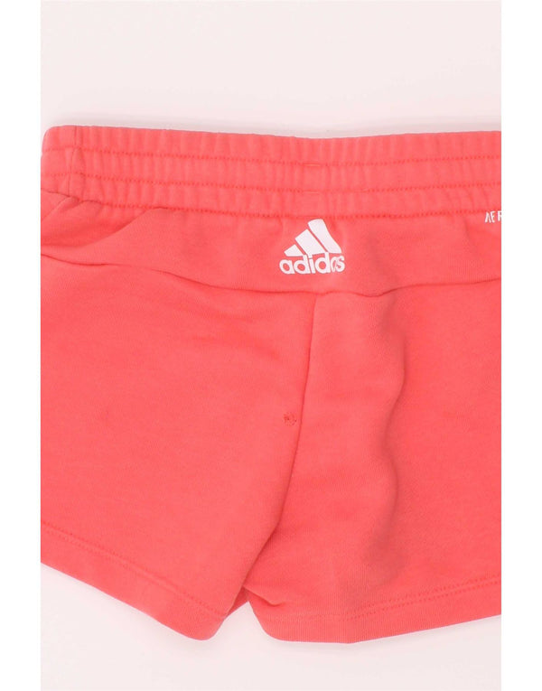 Adidas Mädchen Aeroready Graphic Sport Shorts 7–8 Jahre rosa Baumwolle