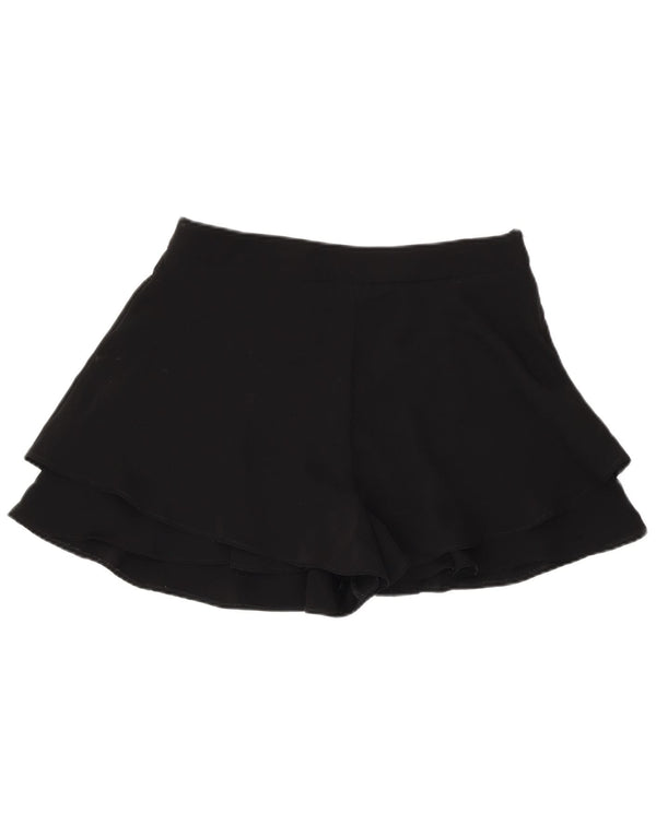 Zara Damen-Shorts mit hoher Taille, lässig, Größe L, W30, Schwarz