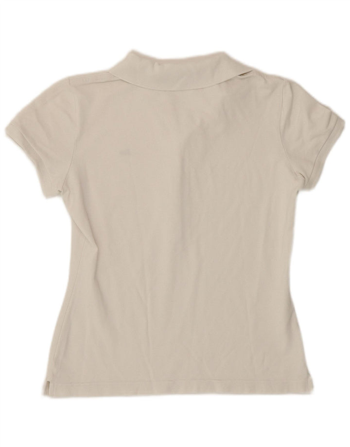 Lacoste Damen Poloshirt Größe 38 Medium Weiß