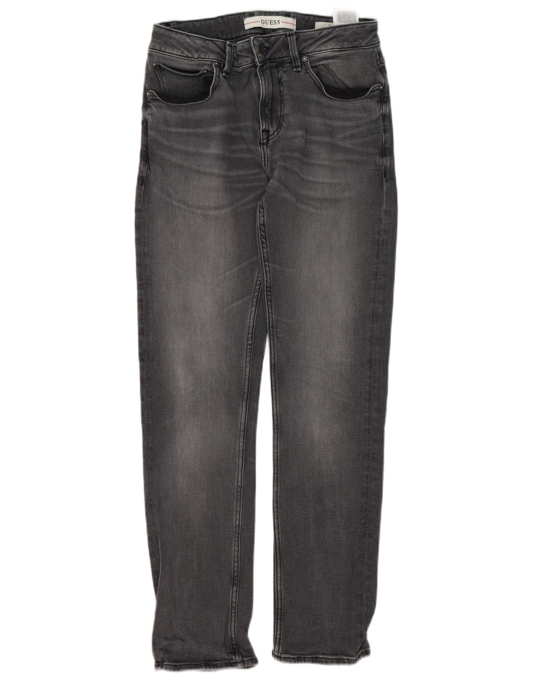 Guess Herren Slim Jeans W30 L31 Graue Baumwolle