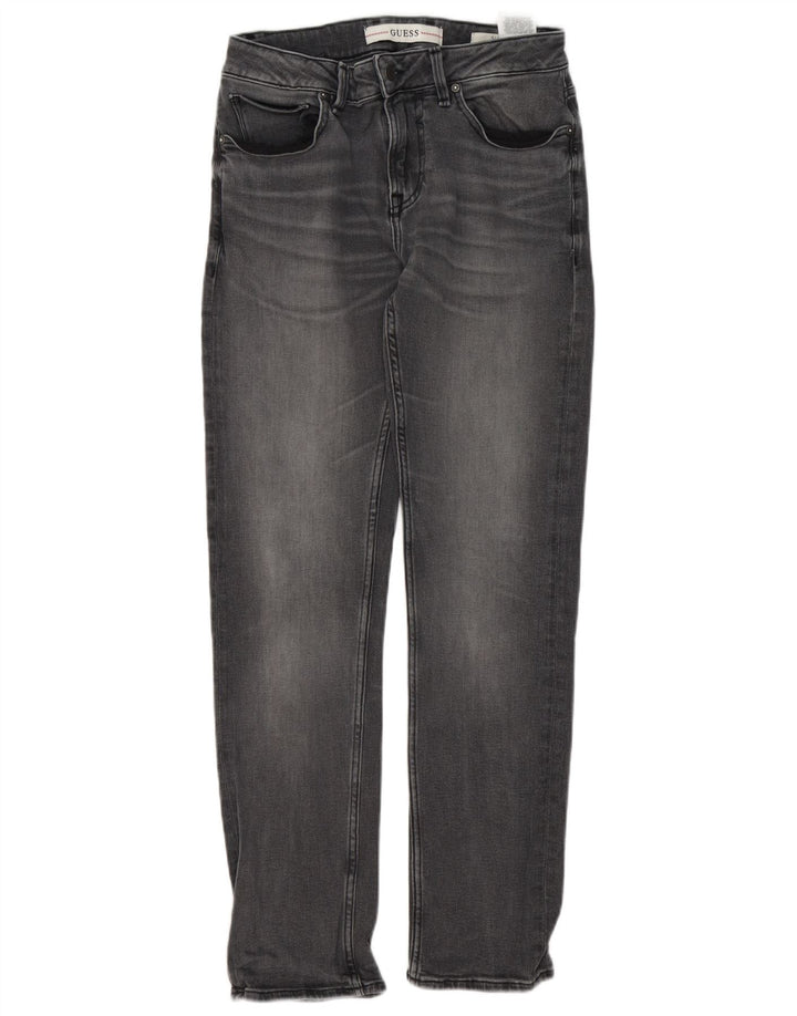 Guess Herren Slim Jeans W30 L31 Graue Baumwolle