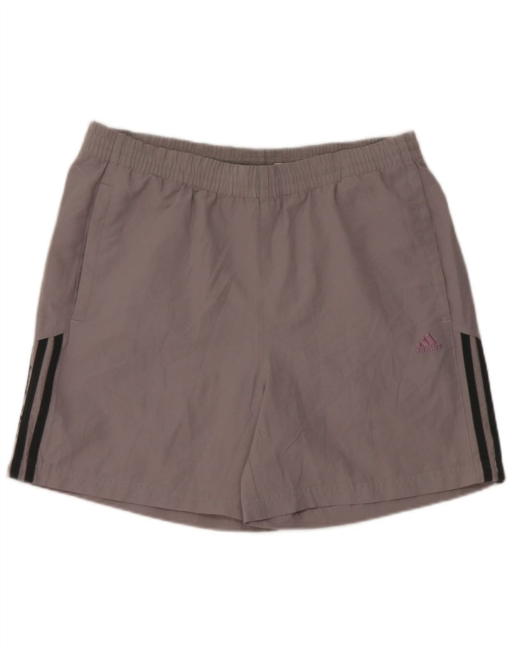 Adidas Herren Sportshorts mittelgraues Polyester