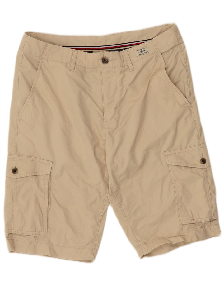 Tommy Hilfiger Herren Cargoshorts W32 Mittelbeige Baumwolle