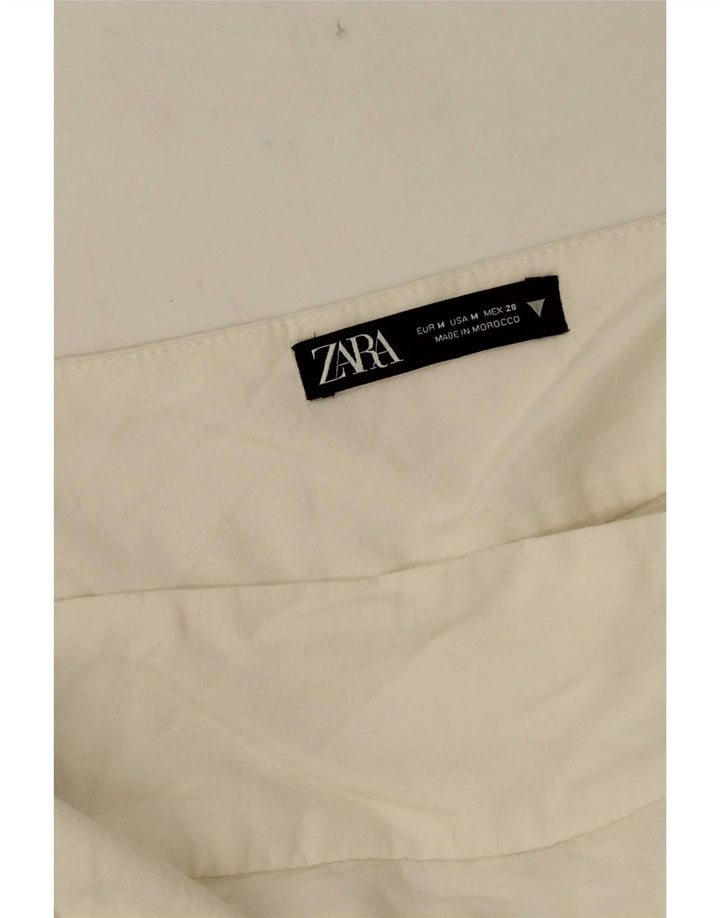 Zara Damen Wickelrock Medium W28 Weiß