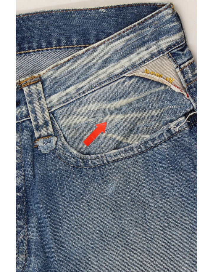 REPLAY Womens Denim Shorts W31 Medium Blue Cotton Vintage Replay and Second-Hand Replay from Messina Hembry 