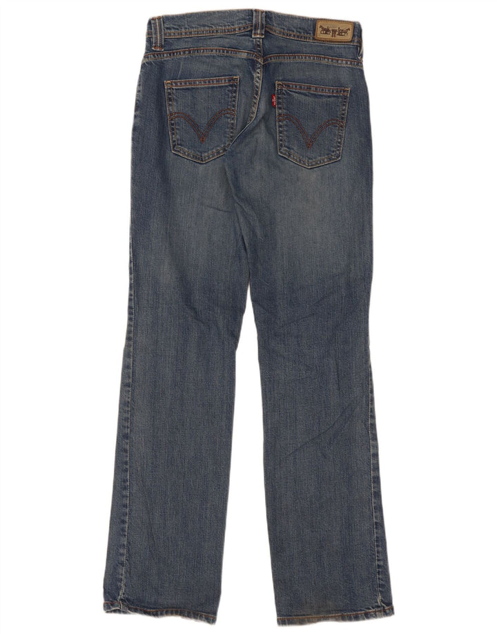 Levi's Damen Straight Jeans W28 L32 Blaue Baumwolle