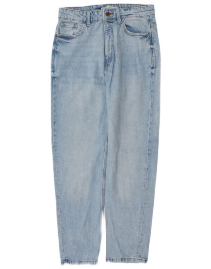 Zara Damen Tapered Jeans EU 38 Small W28 L28 Blau