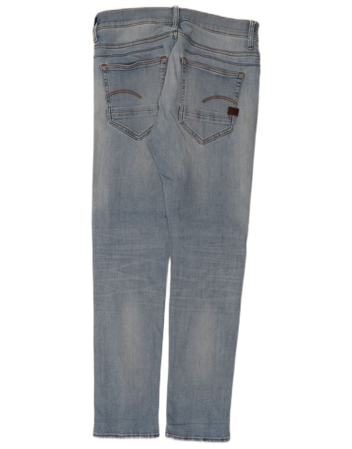 G-Star Herren Slim Jeans W29 L30 Blaue Baumwolle
