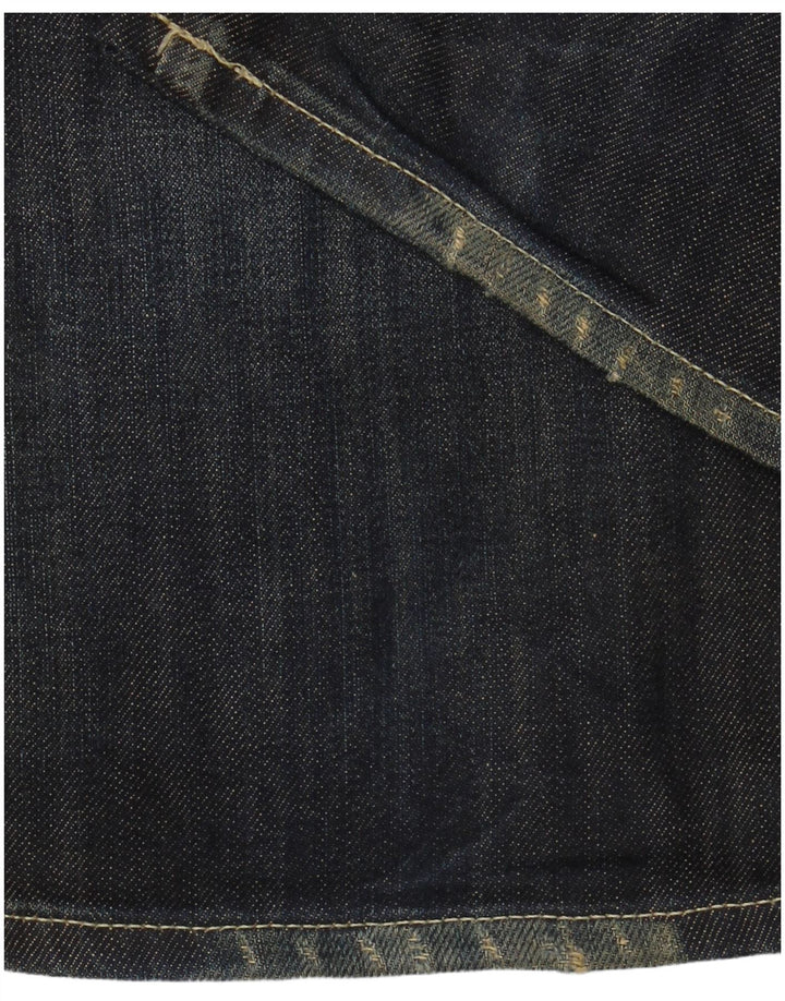G-Star Herren Straight Jeans W32 L32 Marineblaue Baumwolle
