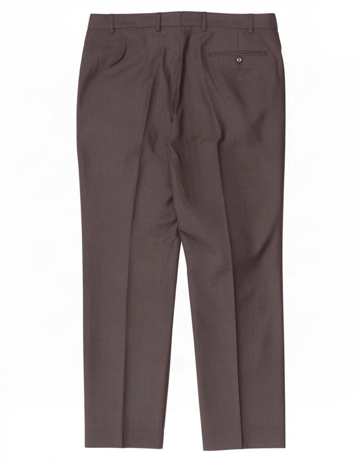 Marks & Spencer Herren Autograph Gerade Anzughose W36 L31 Graue Wolle