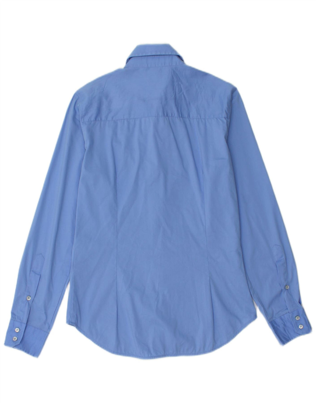 Zara Damen Hemd UK 10 Small Blau