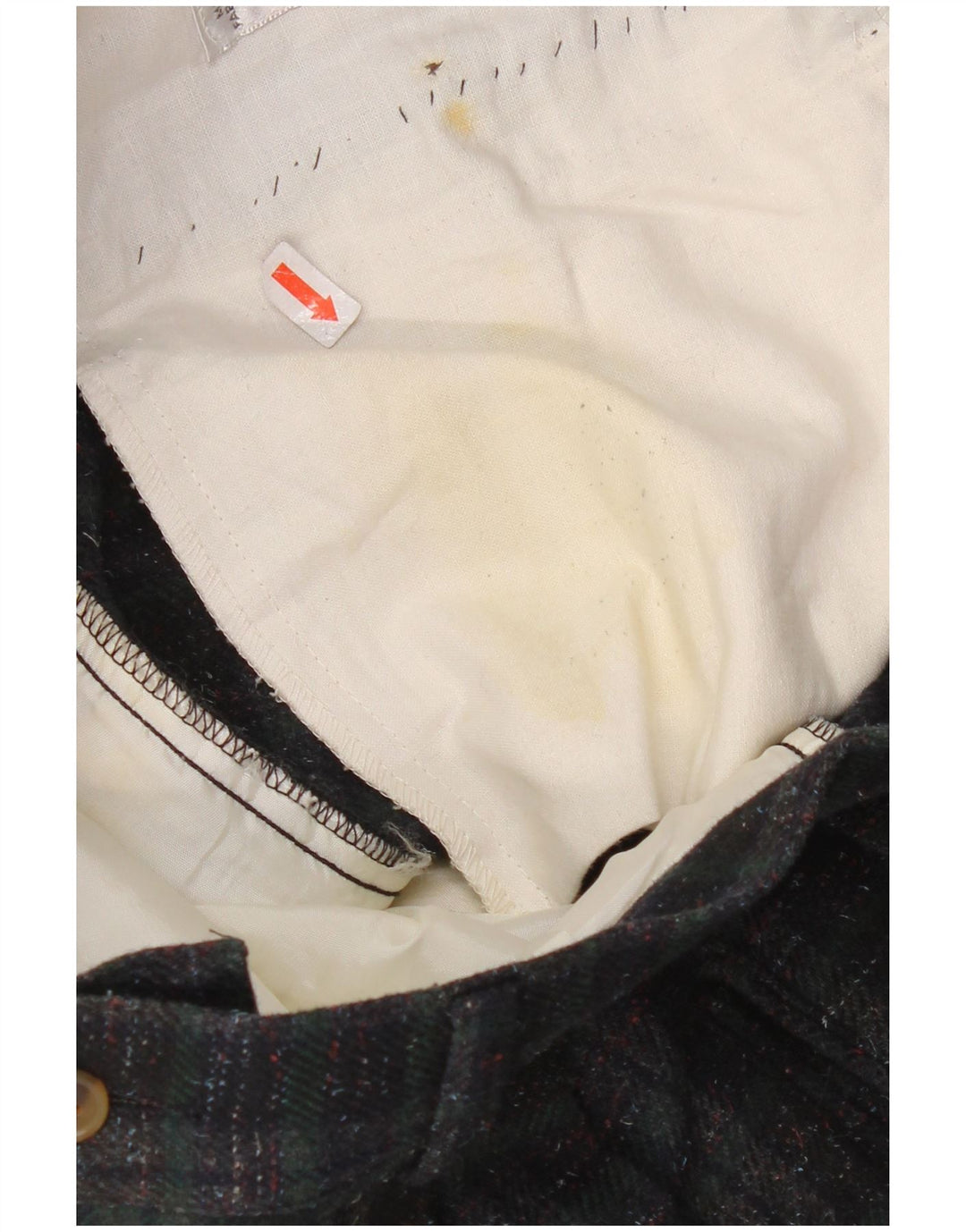 Ciao Herren gerade Freizeithose IT 48 Medium W32 L33 Grün kariert