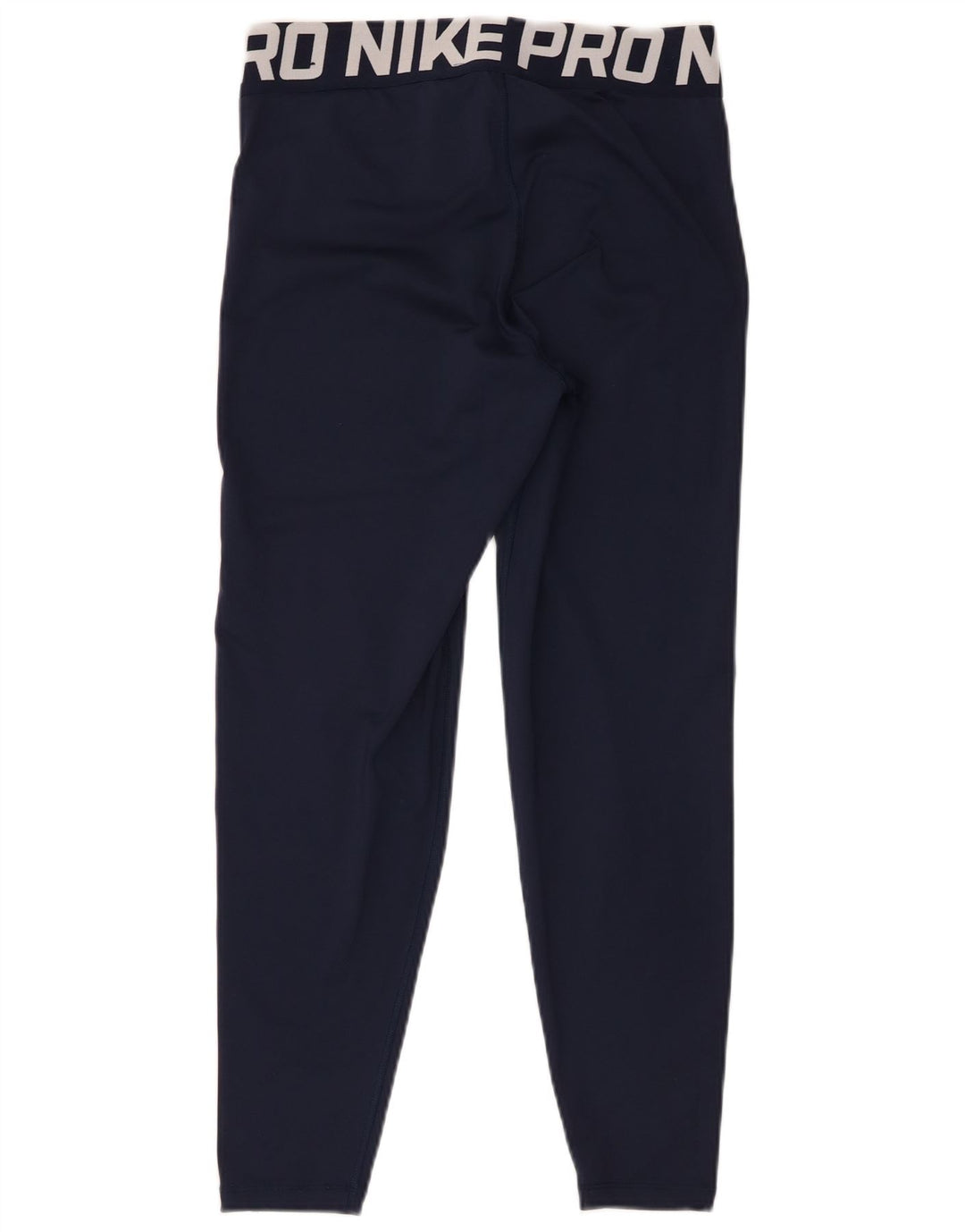 Nike Damen Dri Fit Graphic Leggings UK 14 Medium Marineblau Polyester