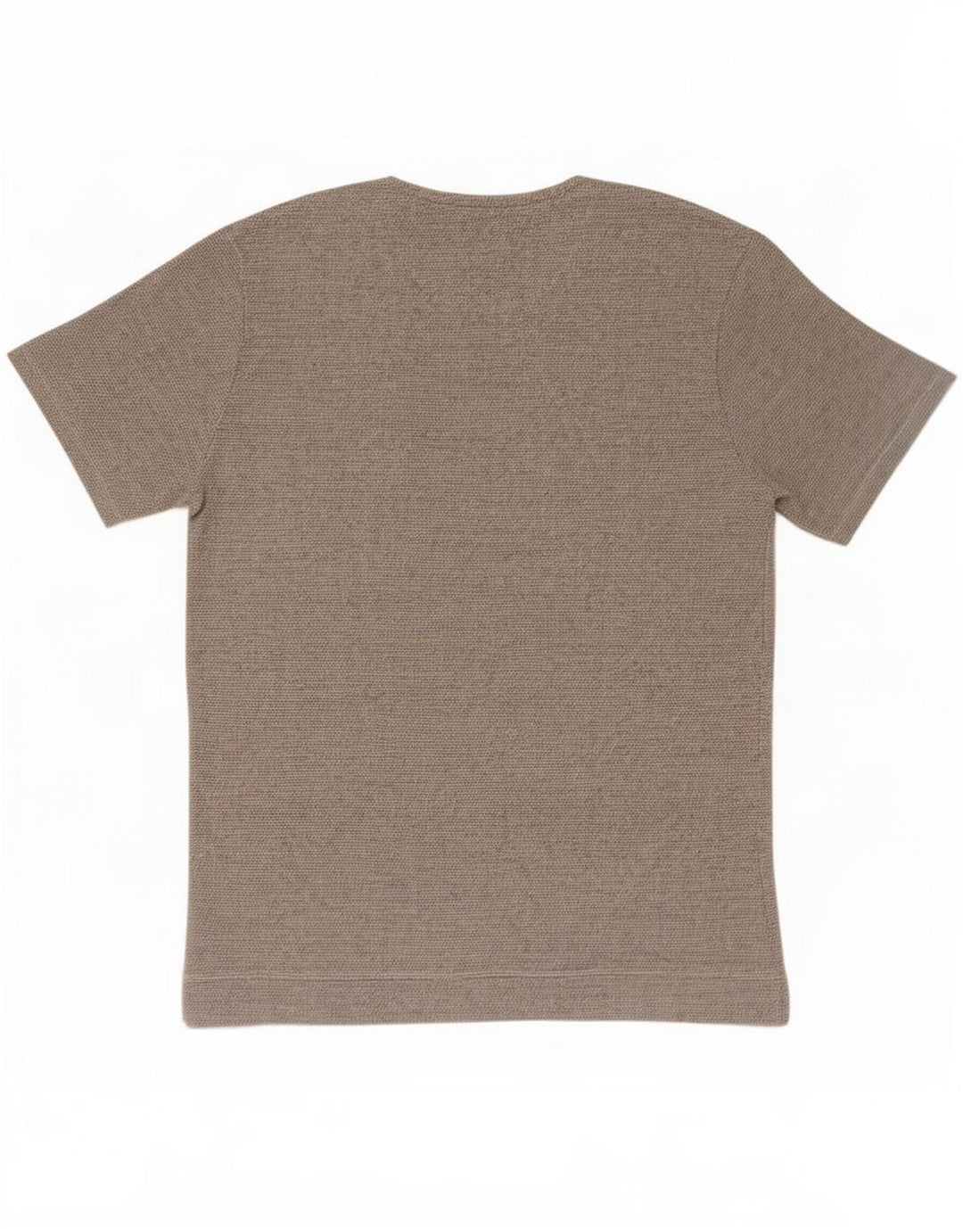 Zara Herren T-Shirt Top Large Grau Baumwolle