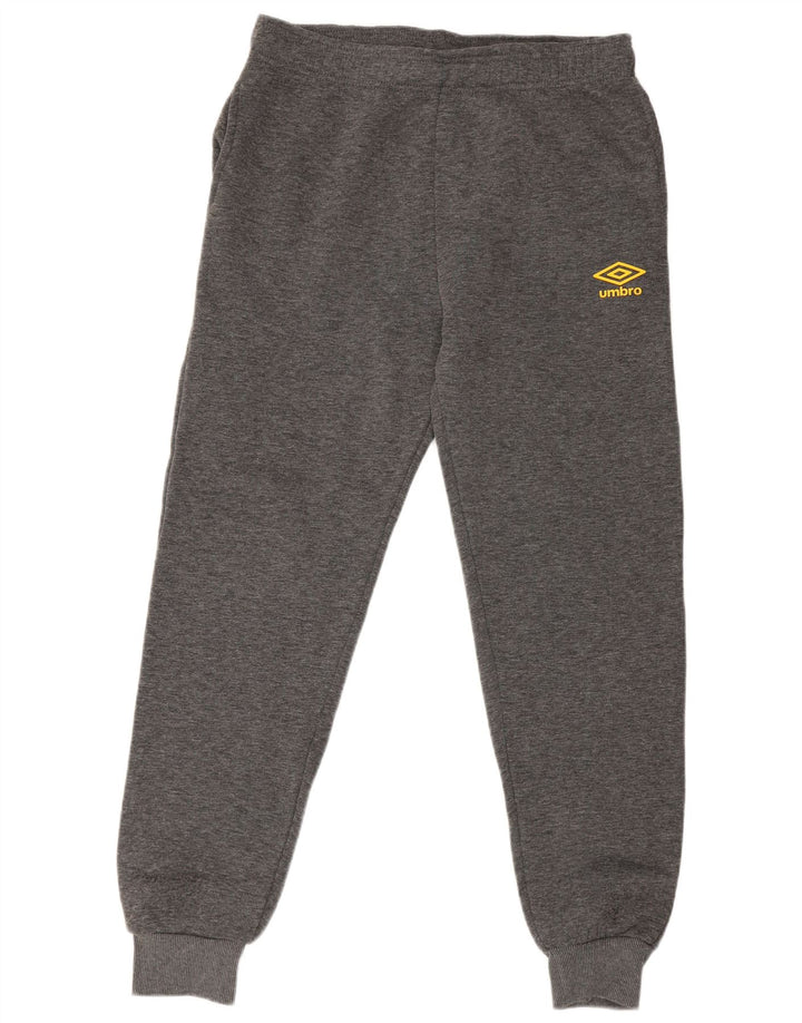 Umbro Herren-Trainingshose, Jogginghose, 2XL, grau geflecktes Polyester