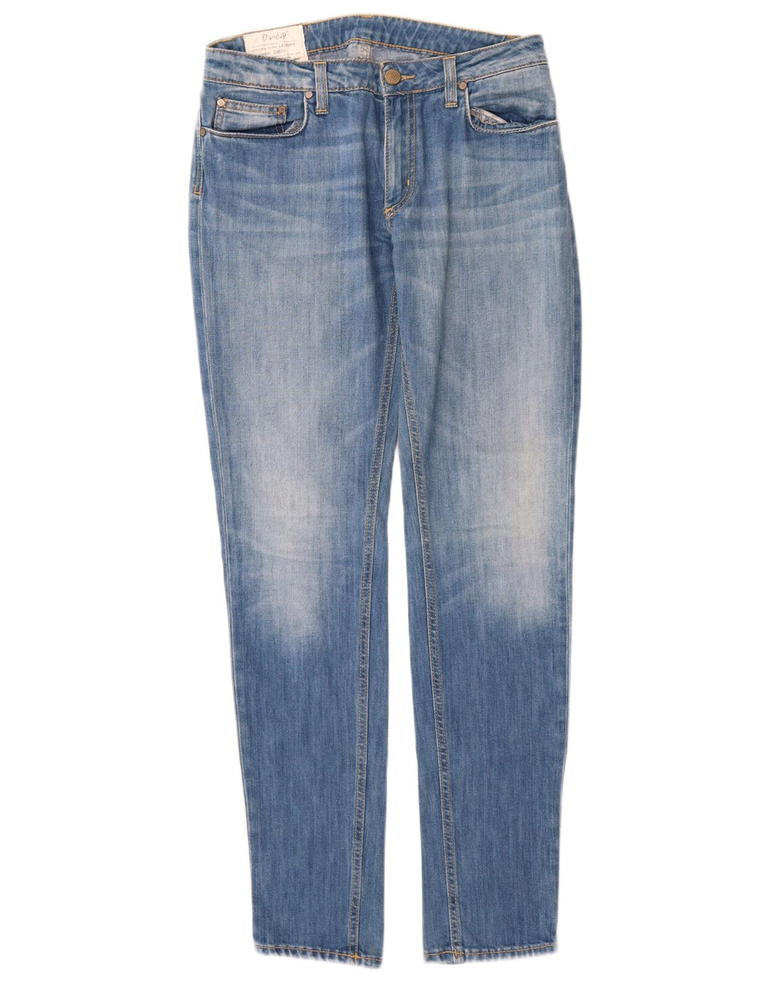 DONDUP Damen Slim Jeans W30 L32 Blaue Baumwolle