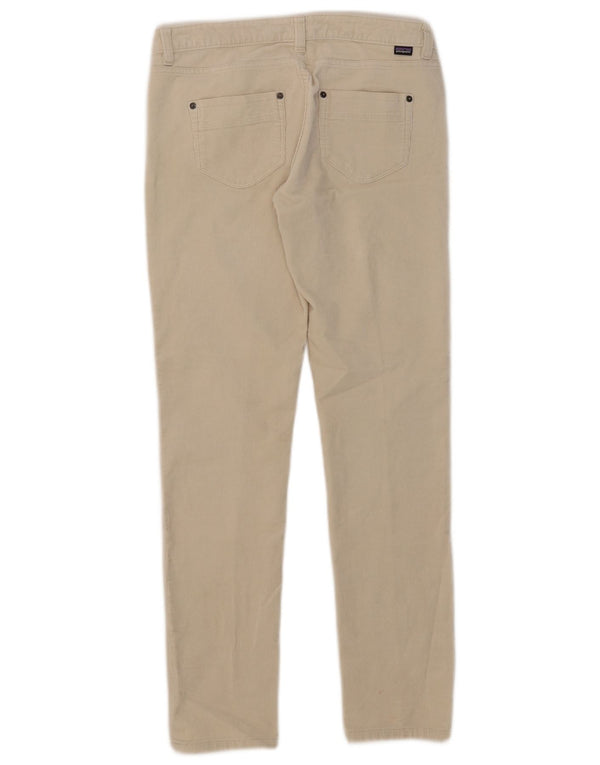 Patagonia Damen Slim Cordhose W29 L31 Off White Cotton