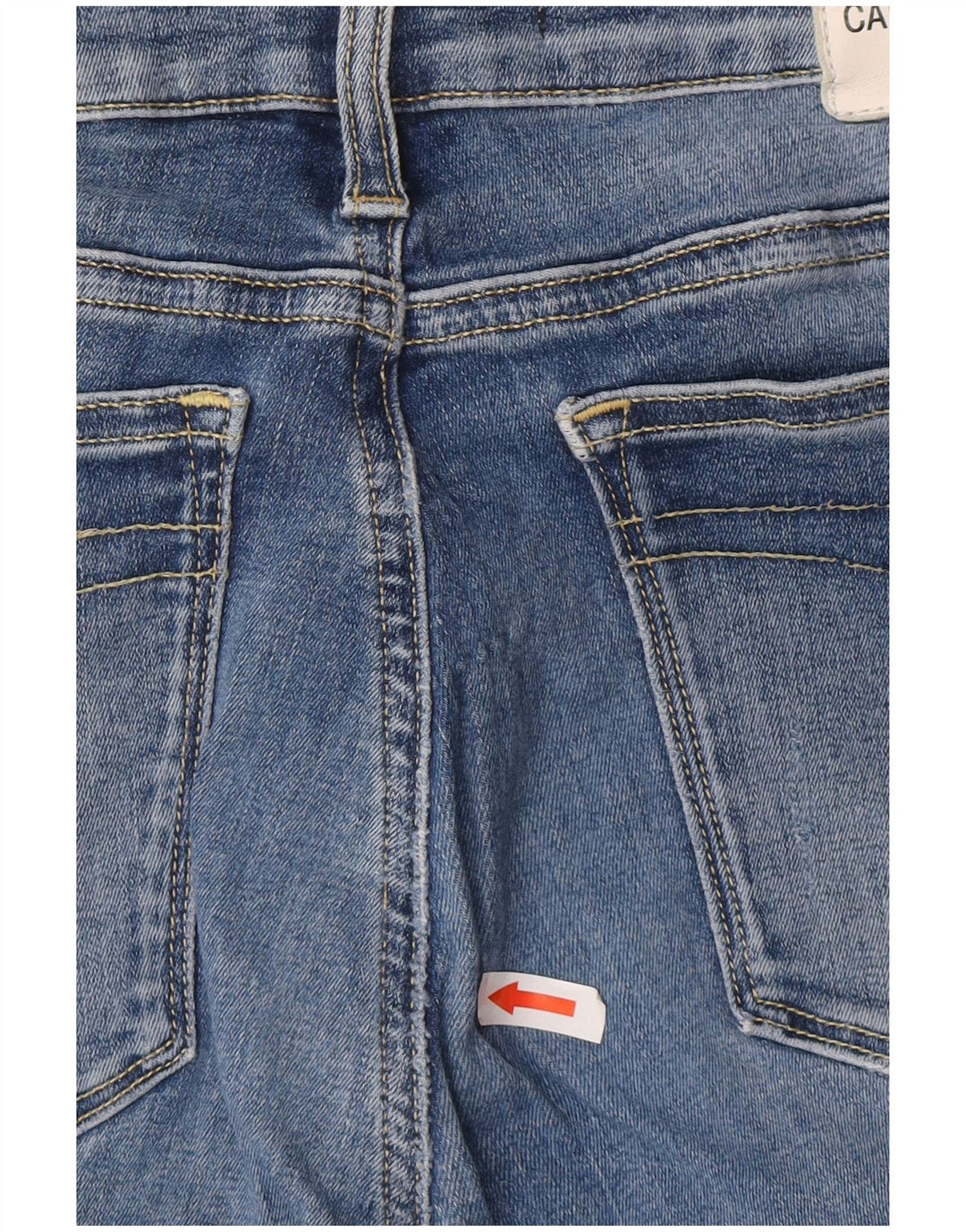 Calvin Klein Damen Skinny Jeans W28 L32 Blau