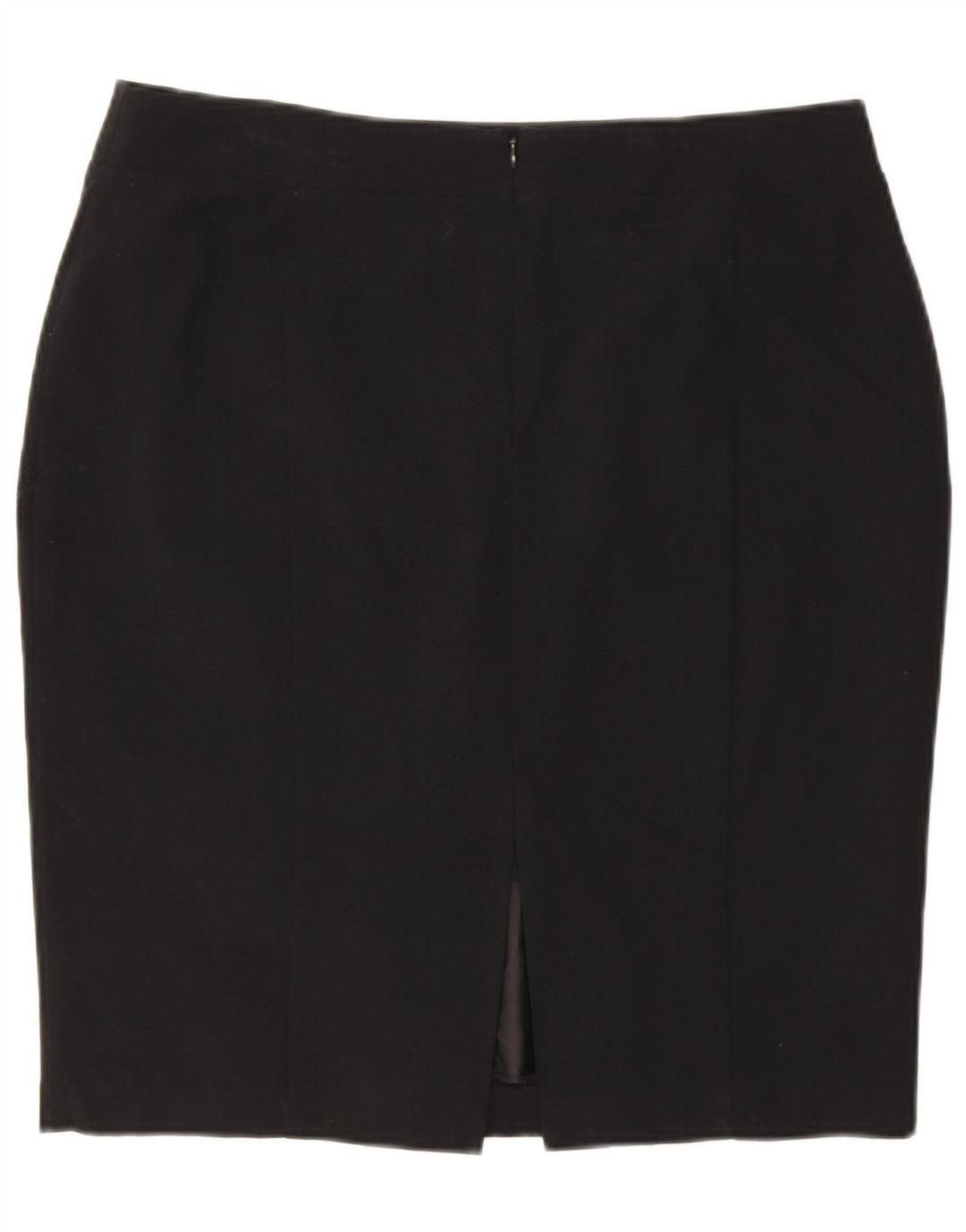 Marks & Spencer Damen Bleistiftrock UK 16 Large W36 Schwarz Polyester