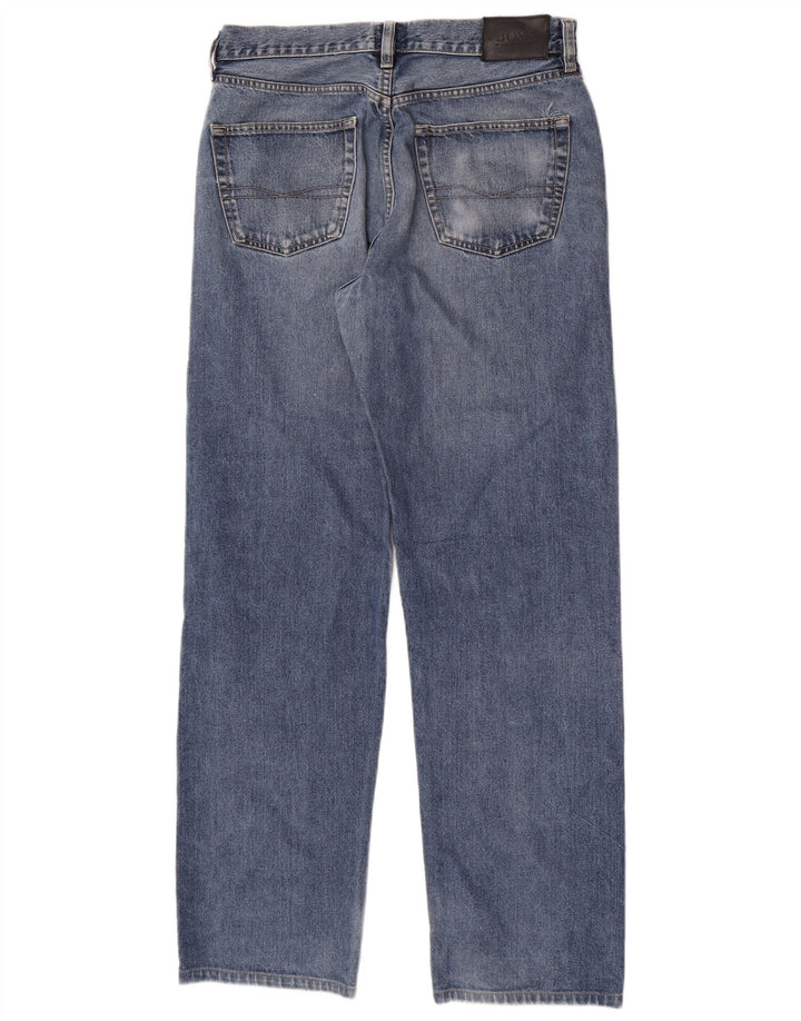 Hugo Boss Herren Tapered Jeans W34 L32 Blaue Baumwolle