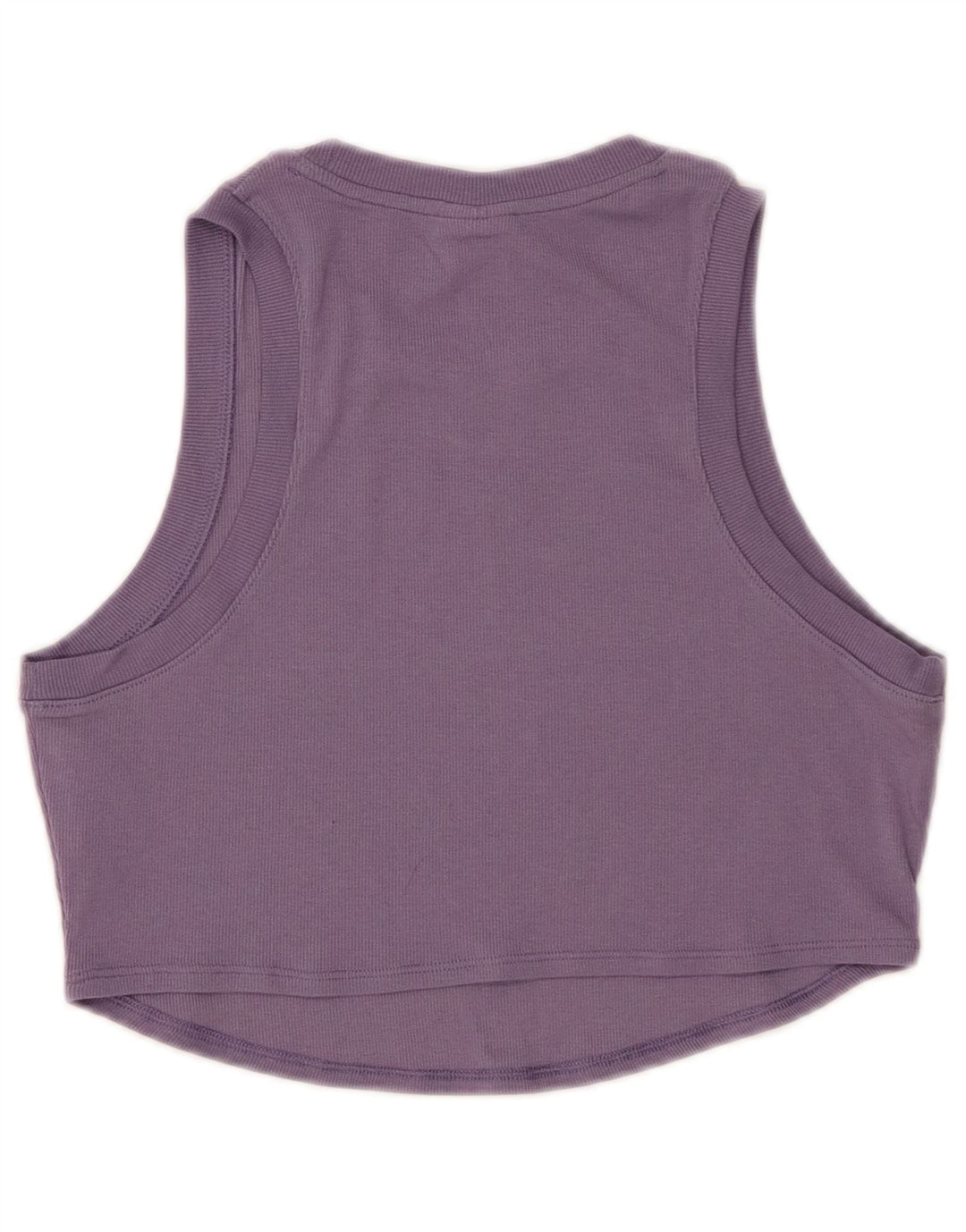 NIKE Damen Crop Vest Top UK 12 Medium Lila Polyester