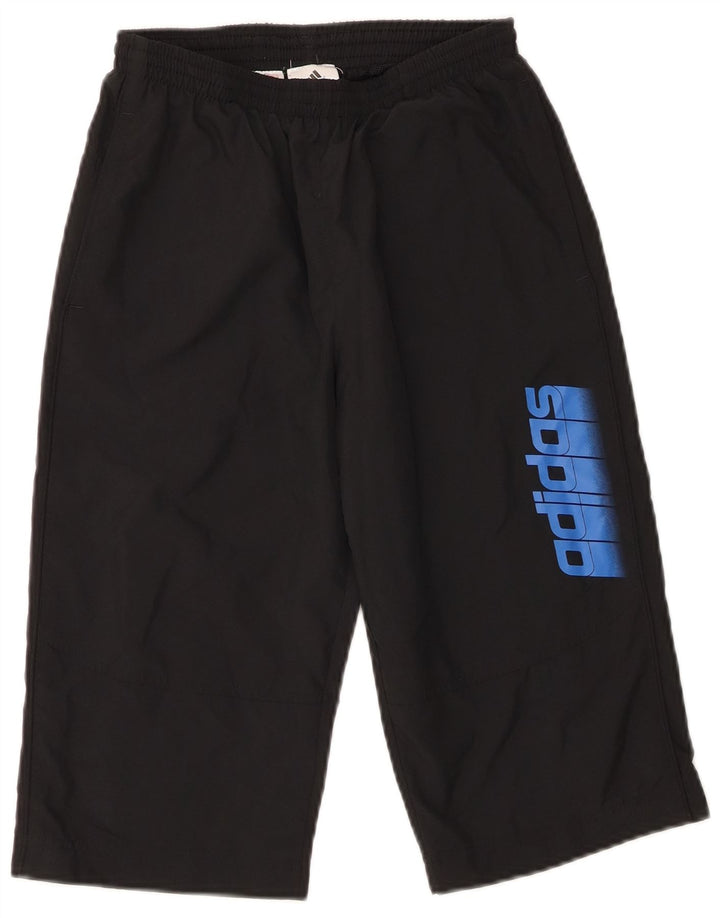 Adidas Jungen Graphic Sport Shorts 11–12 Jahre, schwarzes Polyester