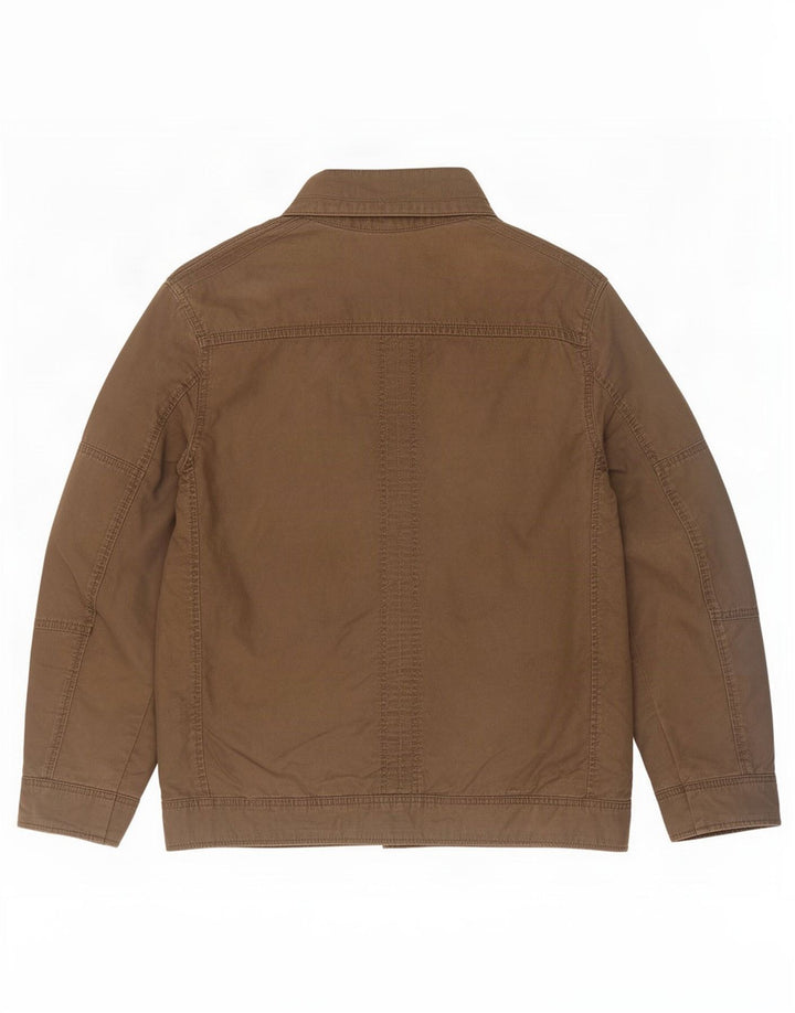 John Rocha Herren-Utility-Jacke UK 38 Medium Khaki Baumwolle
