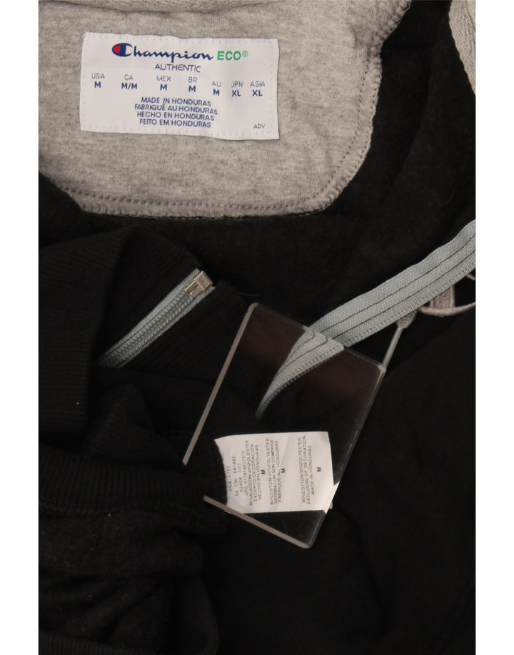 Champion Herren-Kapuzenpullover mit Reißverschluss, mittelschwarz, Baumwolle