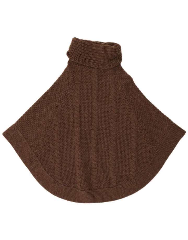 Joules übergroßer Poncho-Pullover für Damen, Gr. 10, klein, braun, Acryl