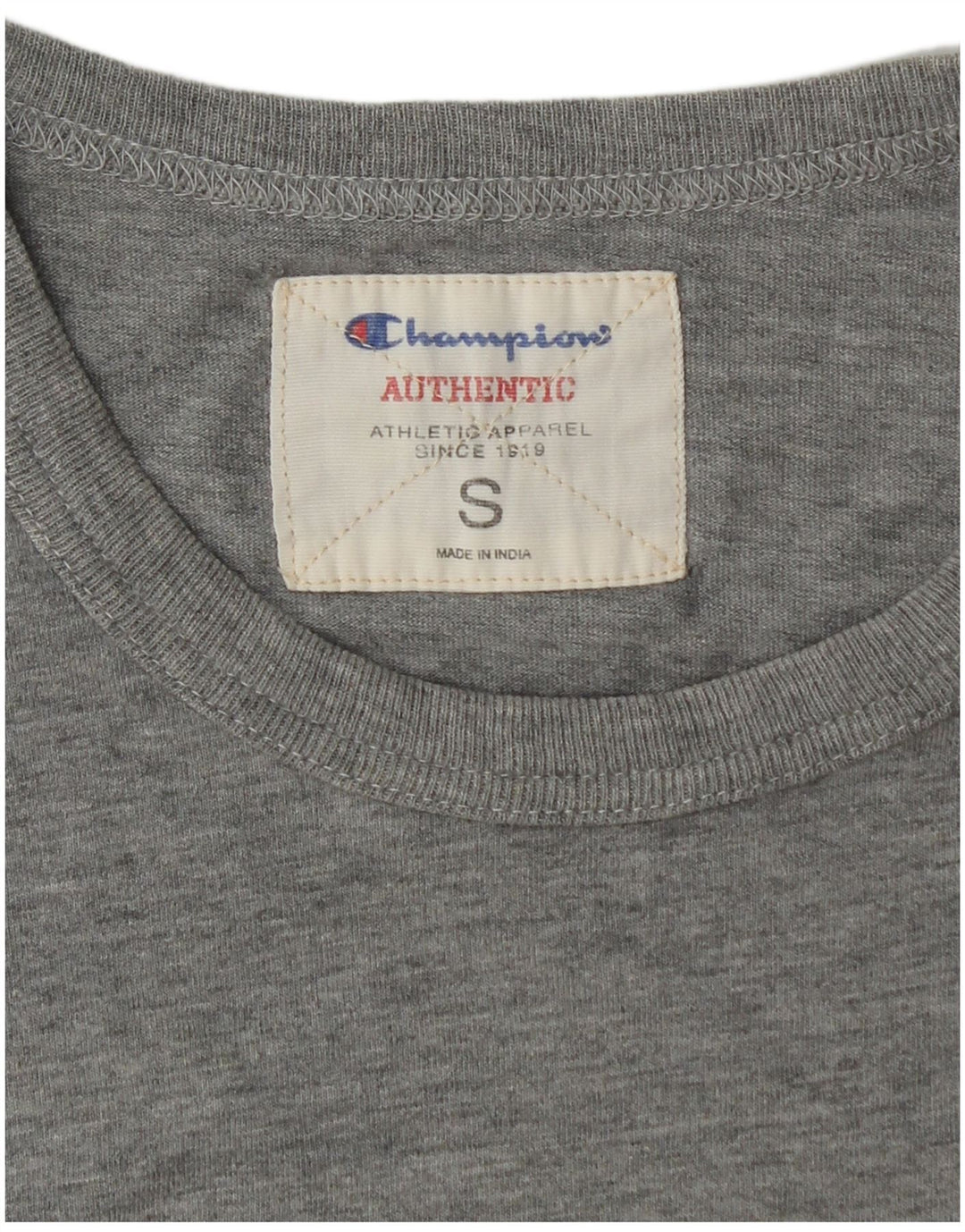 CHAMPION Herren-T-Shirt mit Grafik, Größe S, Grau