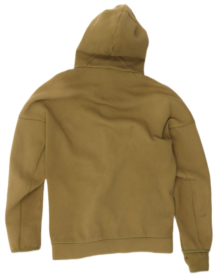 Adidas Herren Kapuzenpullover mit grafischem Reißverschluss, groß, Khaki