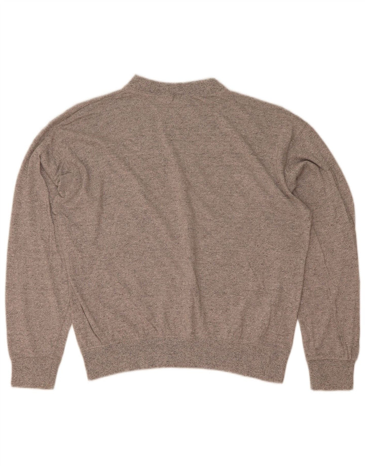 Champion Herren-Sweatshirt mit Grafik, mittelgraue Baumwolle