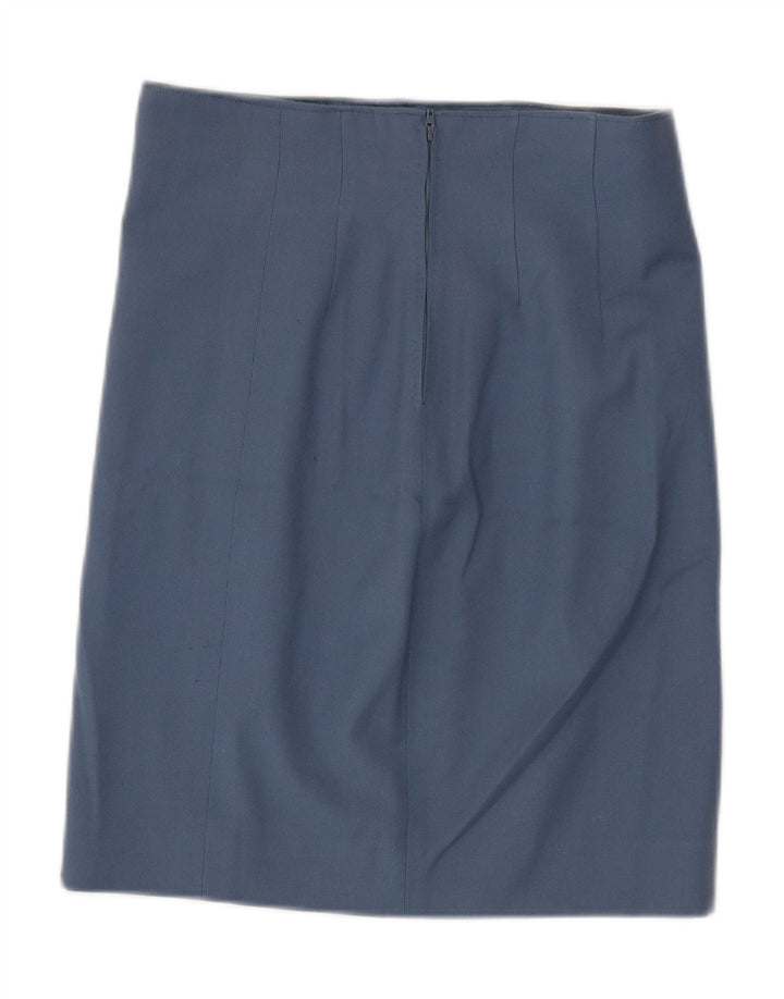 VINTAGE Womens Straight Skirt W30 Medium Blue Vintage Vintage and Second-Hand Vintage from Messina Hembry 