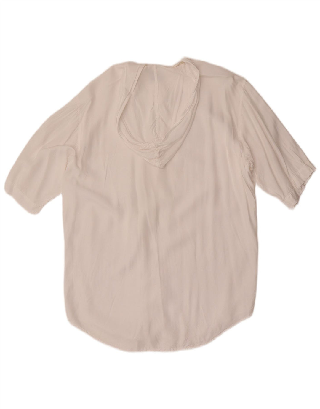 Benetton Herren Kapuzen-Kurzarmshirt Mittelweiß