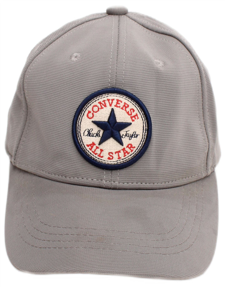 Converse Herren-Baseballkappe mit Grafik, Einheitsgröße, graue Baumwolle