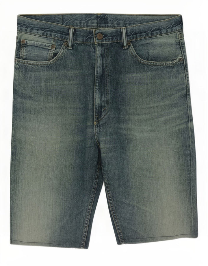 Levi's Herren 505 Jeansshorts, Größe L, W36, Blau, Baumwolle
