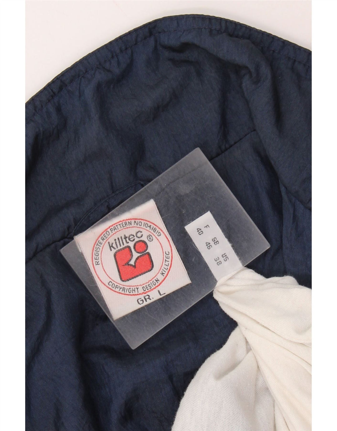 Killtec Herren-Trainingsanzug-Top-Jacke, UK 46 2XL, blaues Colourblock-Polyamid