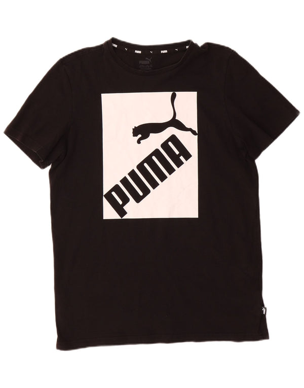 PUMA Jungen Graphic T-Shirt Top 15-16 Jahre Schwarz