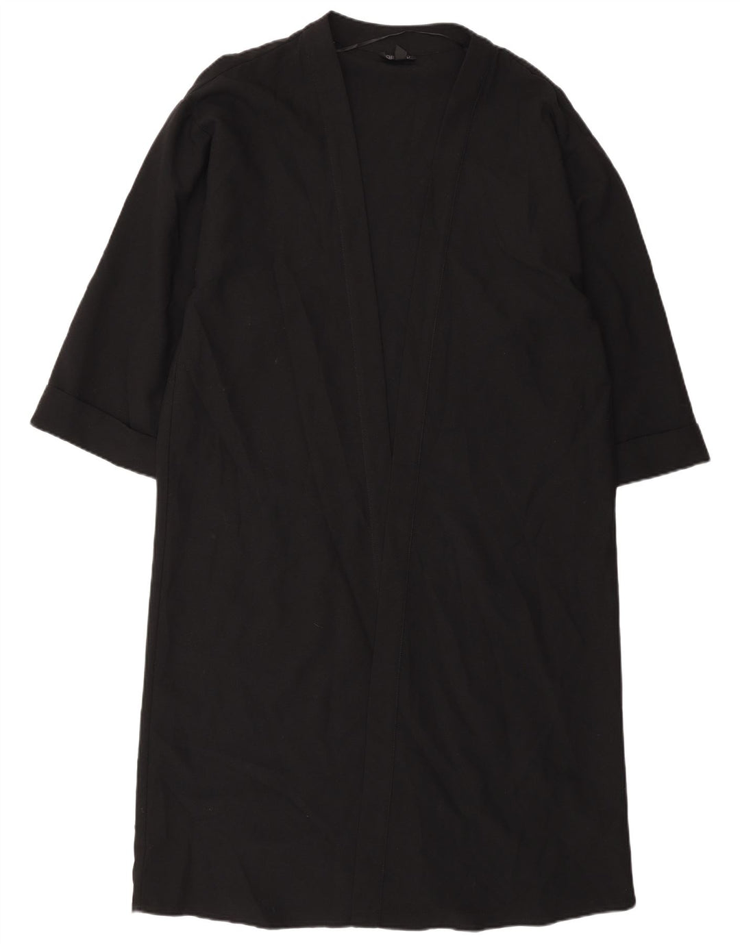 Topshop Damen-Robenkleid mit 3/4-Ärmeln, UK-Größe 44, Größe L, Schwarz, Polyester