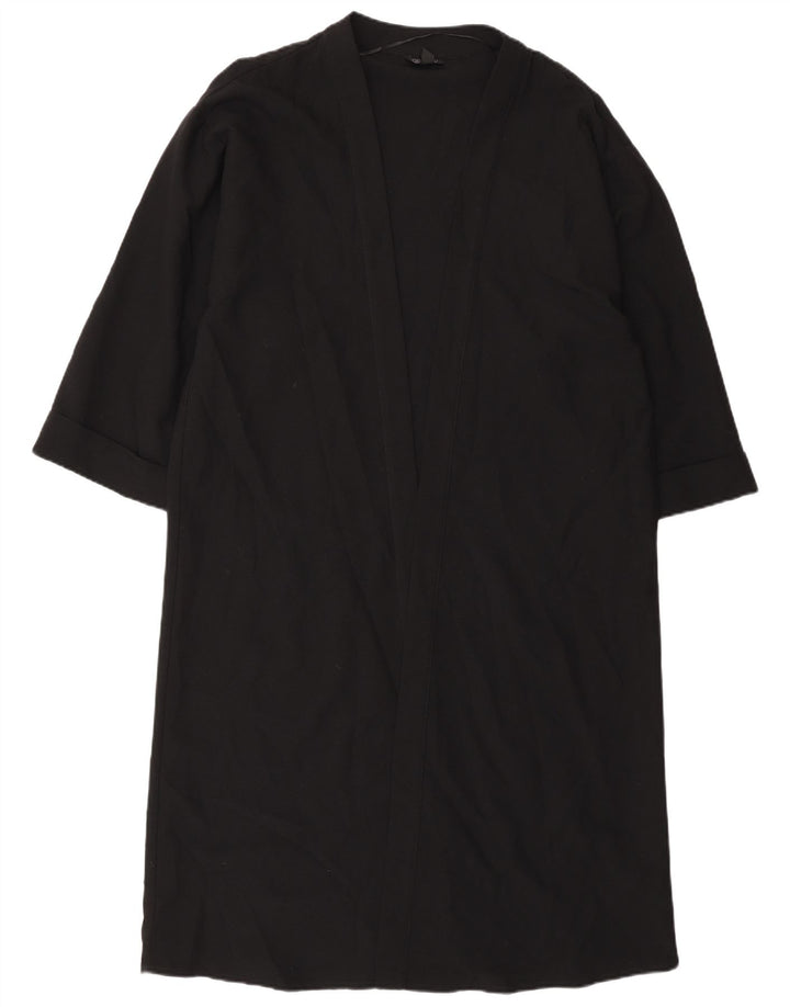 Topshop Damen-Robenkleid mit 3/4-Ärmeln, UK-Größe 44, Größe L, Schwarz, Polyester