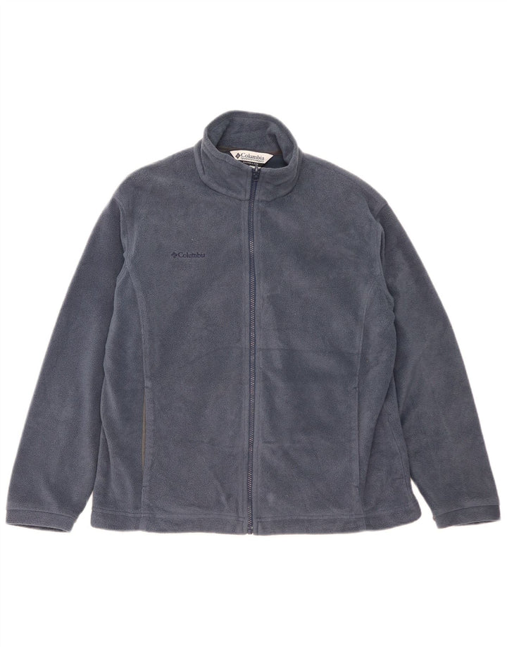 Columbia Damen Liner Fleecejacke UK 16 Large Marineblau Polyester