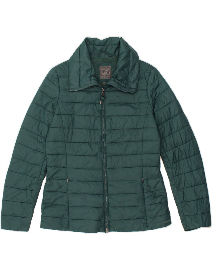 GEOX Womens Padded Jacket UK 10 Small Green Polyamide Vintage Geox and Second-Hand Geox from Messina Hembry 