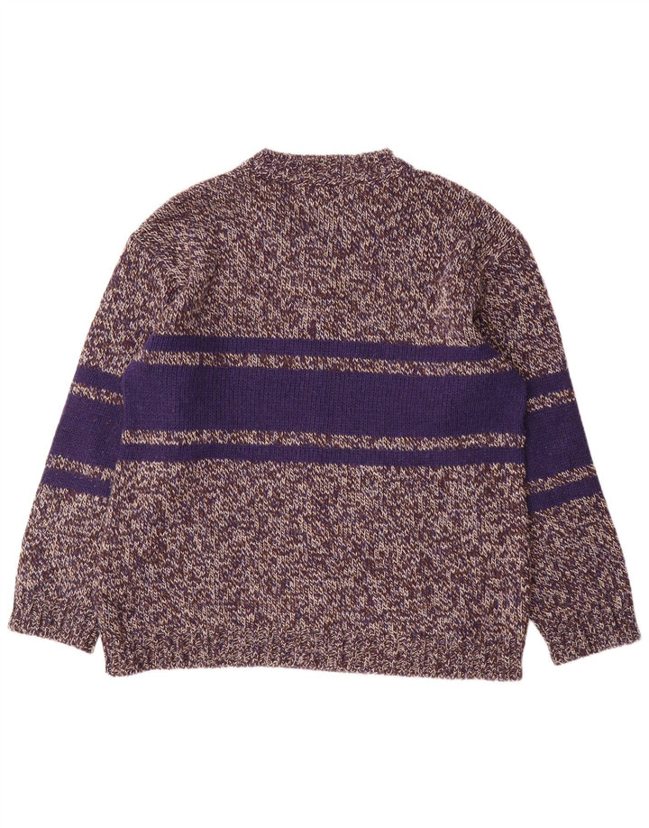 Levi's Herren-Pullover mit V-Ausschnitt, groß, graues Farbblock-Polyacryl