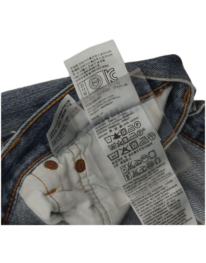 Levi's Herren 501 Straight Jeans W36 L32 Blaue Baumwolle