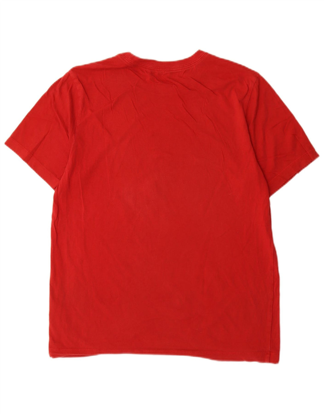 Jordan Herren Grafik-T-Shirt-Oberteil aus mittelroter Baumwolle