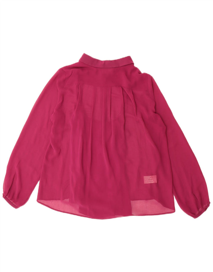 Laura Ashley Damen-Hemdbluse, UK 14, Größe L, rosa, Polyester